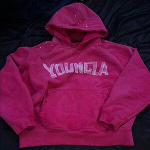 YoungLA Pink Hoodie